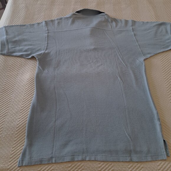 Vintage Tommy Bahama Logo Polo Shirt Textured Cotton Distressed Green Size XXL - Picture 3 of 12